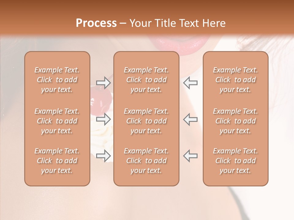 Lipstick Shoulder Cream PowerPoint Template