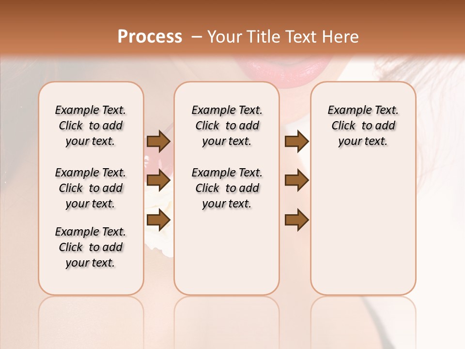 Lipstick Shoulder Cream PowerPoint Template