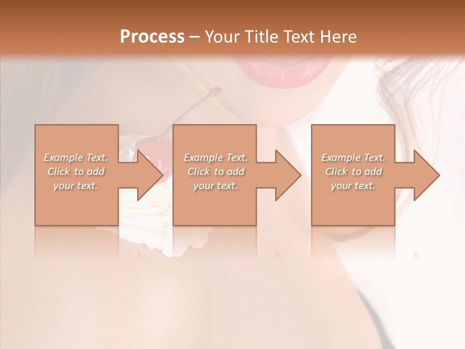 Lipstick Shoulder Cream PowerPoint Template