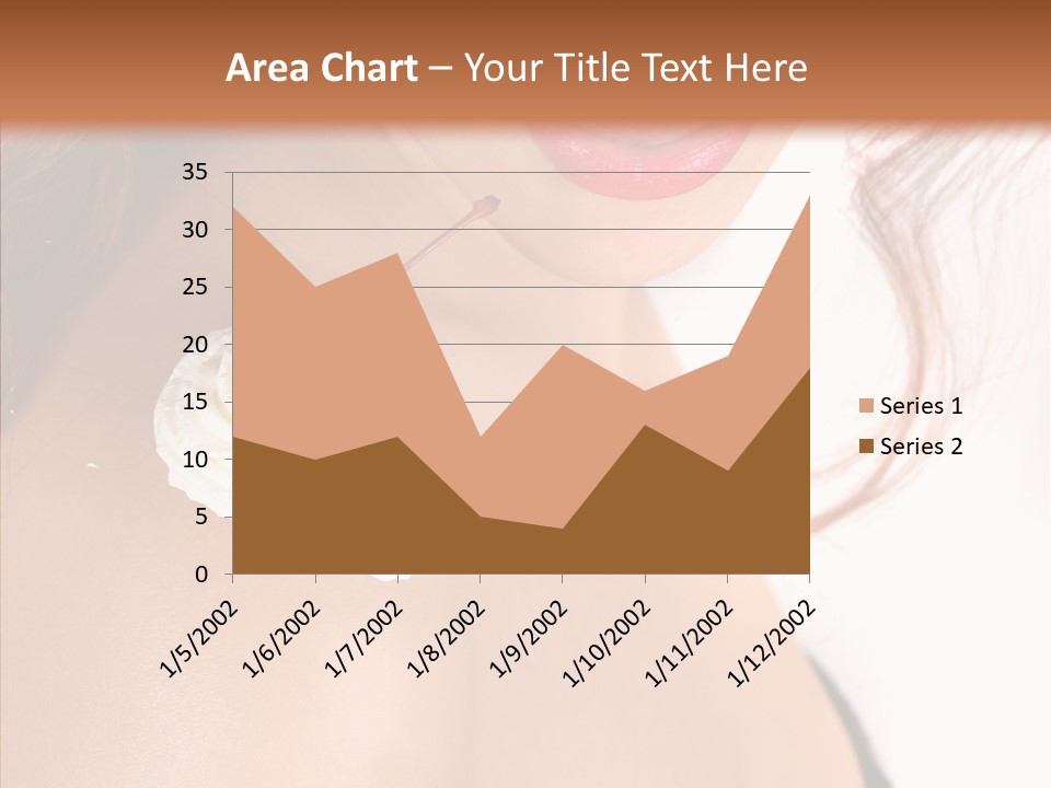 Lipstick Shoulder Cream PowerPoint Template