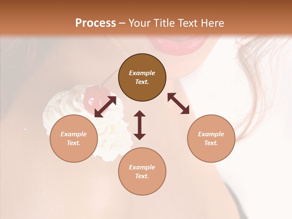 Lipstick Shoulder Cream PowerPoint Template