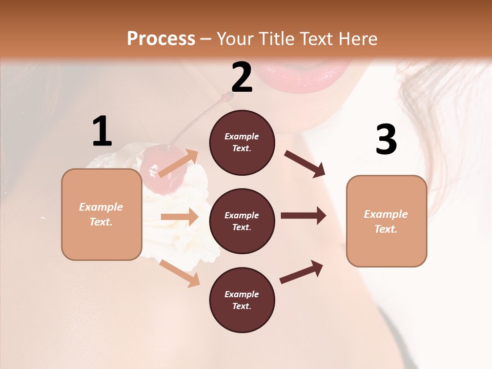 Lipstick Shoulder Cream PowerPoint Template