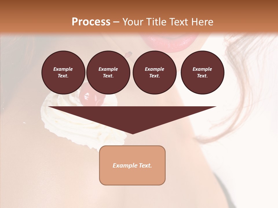 Lipstick Shoulder Cream PowerPoint Template