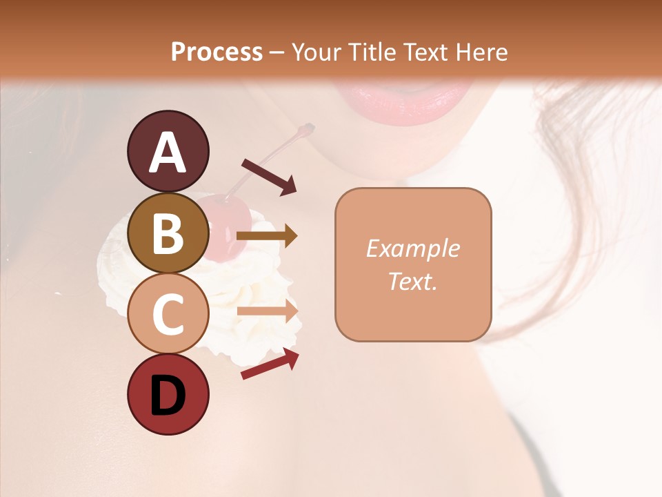 Lipstick Shoulder Cream PowerPoint Template