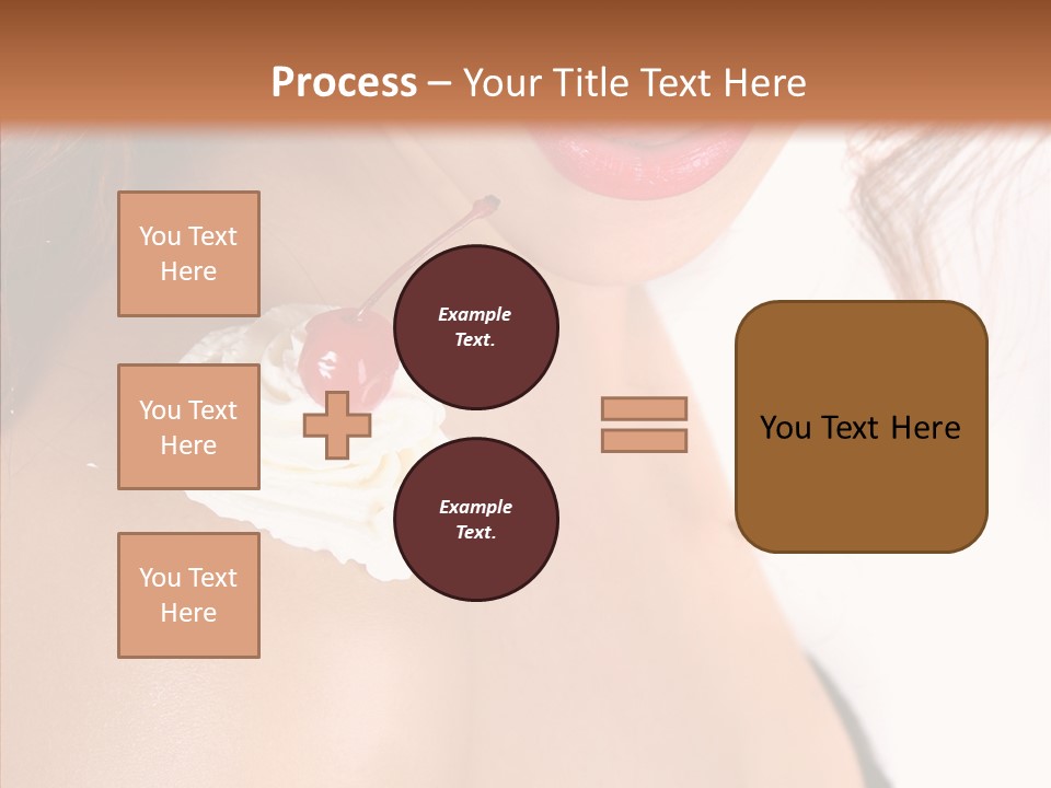 Lipstick Shoulder Cream PowerPoint Template