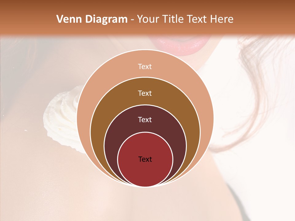 Lipstick Shoulder Cream PowerPoint Template