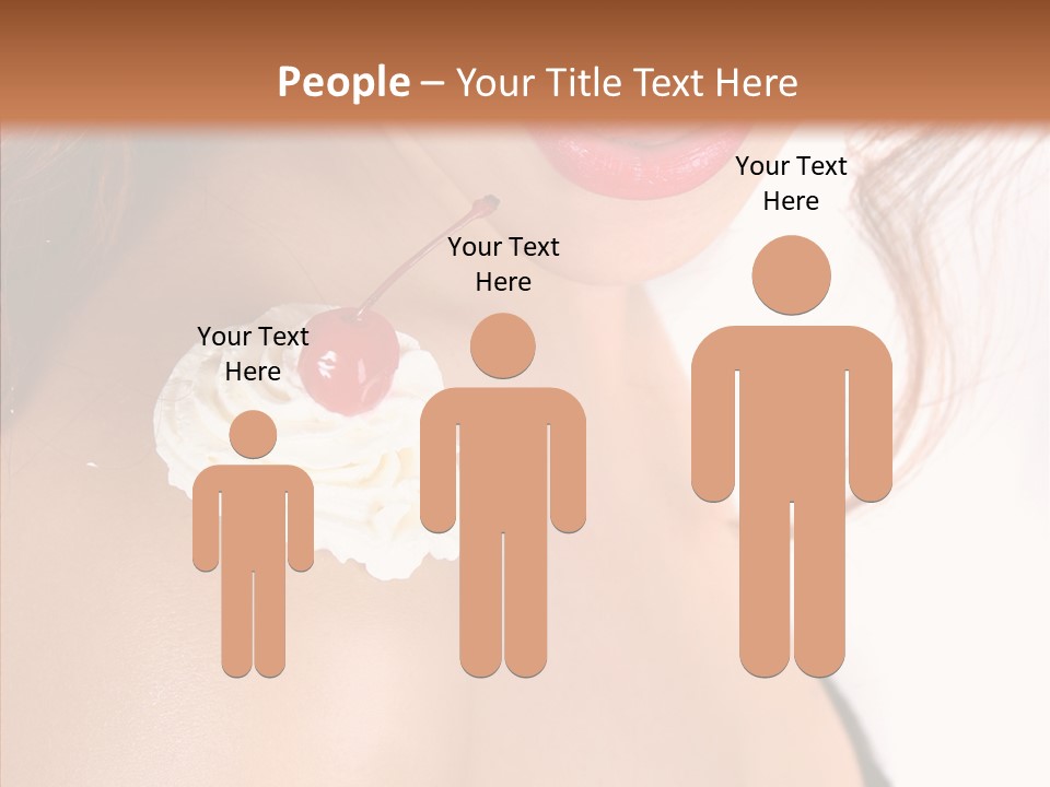 Lipstick Shoulder Cream PowerPoint Template