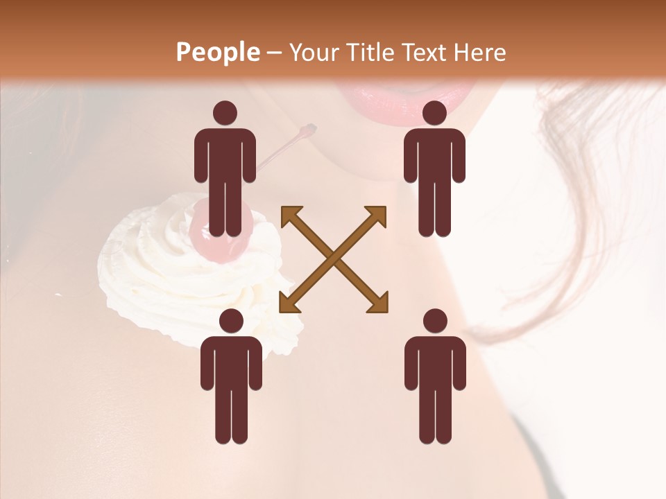 Lipstick Shoulder Cream PowerPoint Template