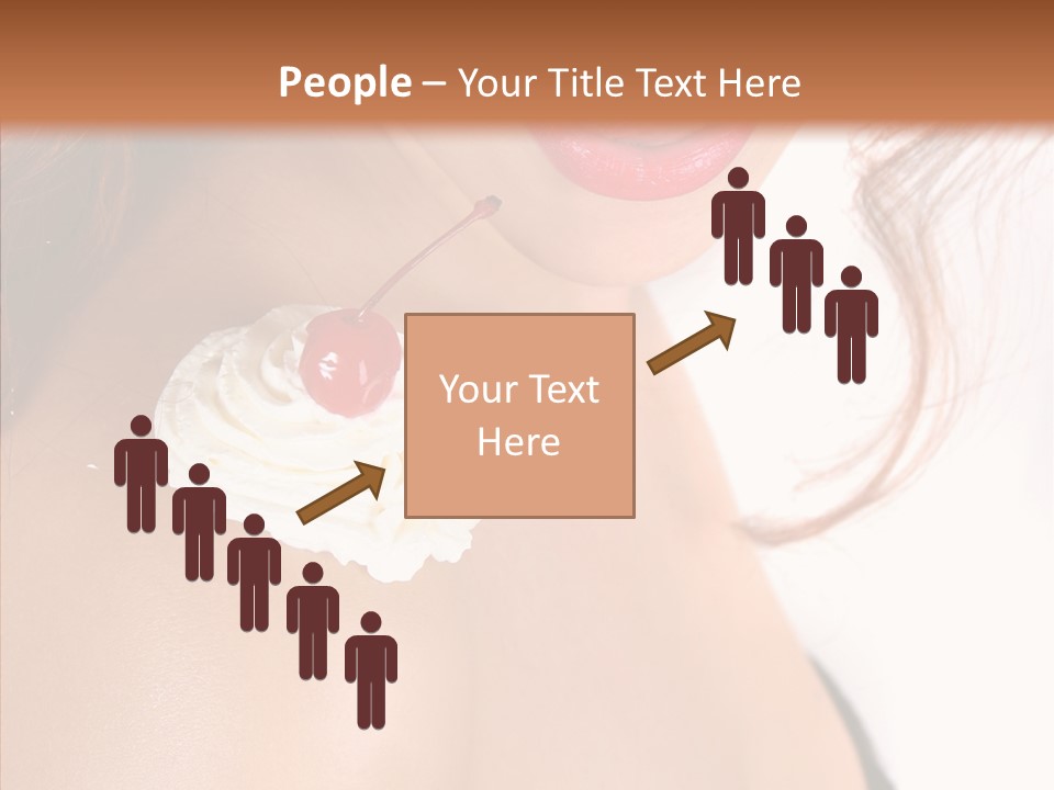 Lipstick Shoulder Cream PowerPoint Template
