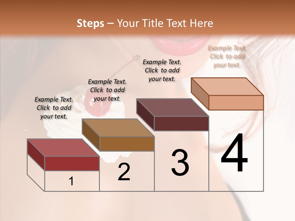 Lipstick Shoulder Cream PowerPoint Template