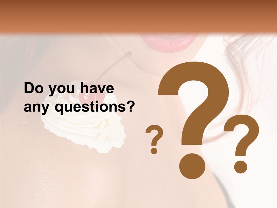 Lipstick Shoulder Cream PowerPoint Template