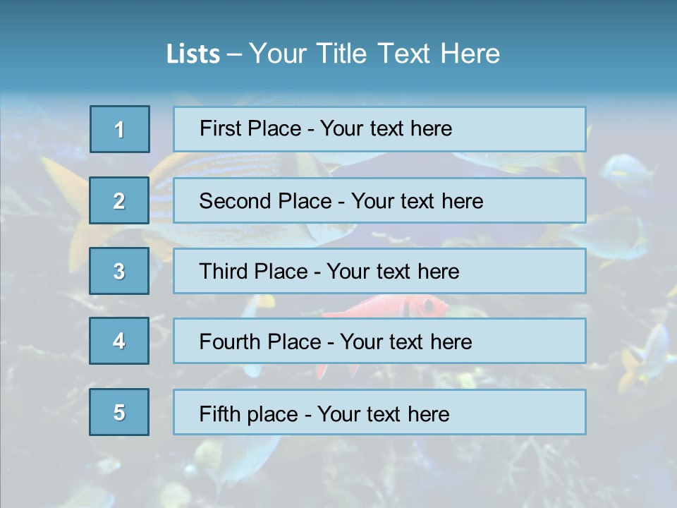 Invertebrate Tropical Bottom PowerPoint Template