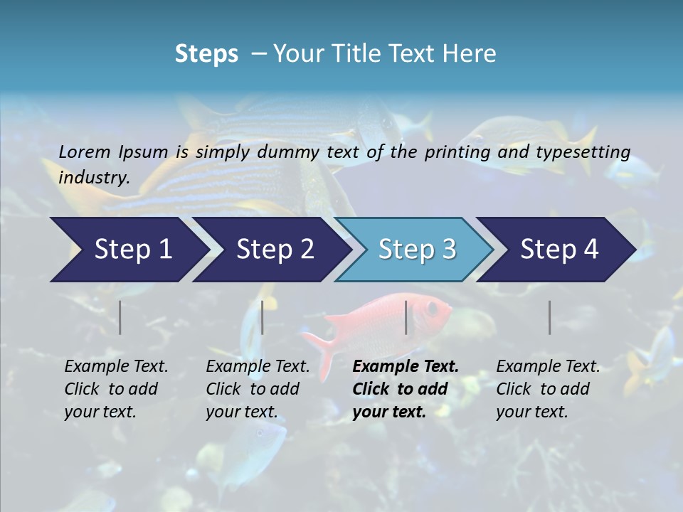 Invertebrate Tropical Bottom PowerPoint Template