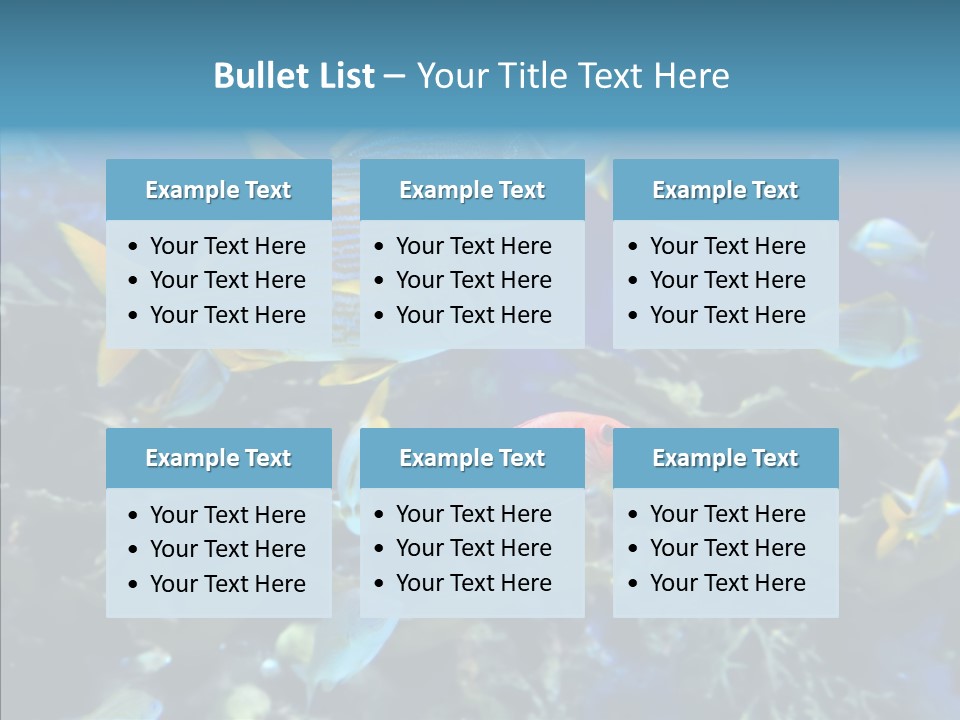 Invertebrate Tropical Bottom PowerPoint Template