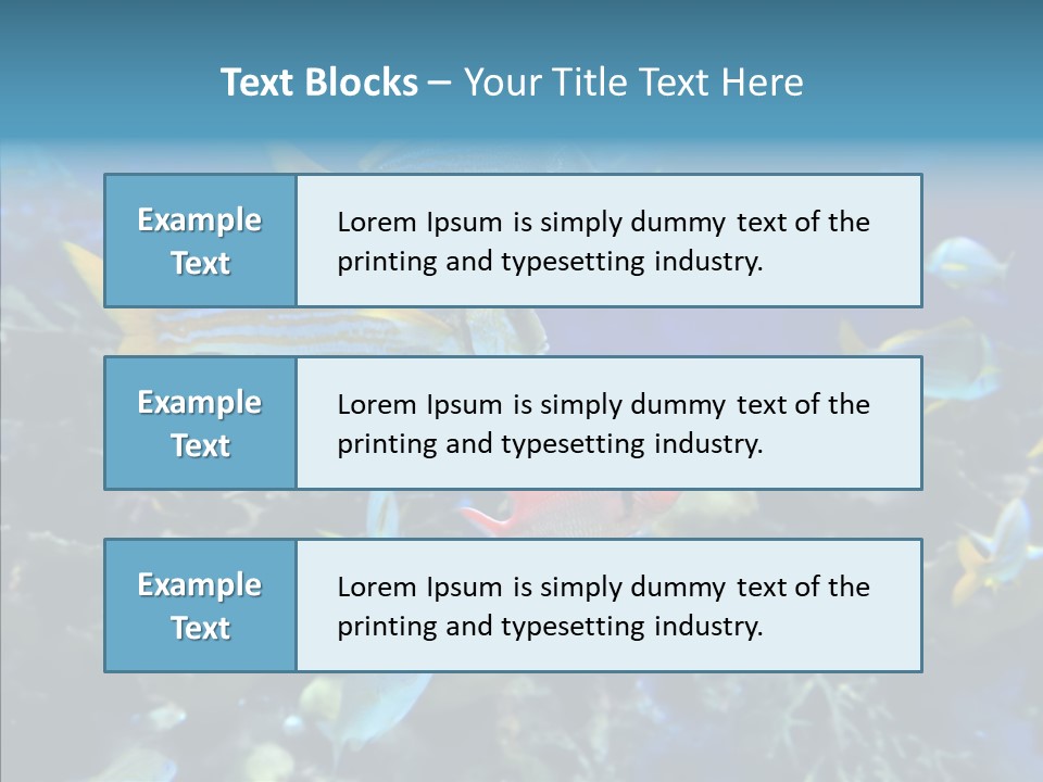 Invertebrate Tropical Bottom PowerPoint Template