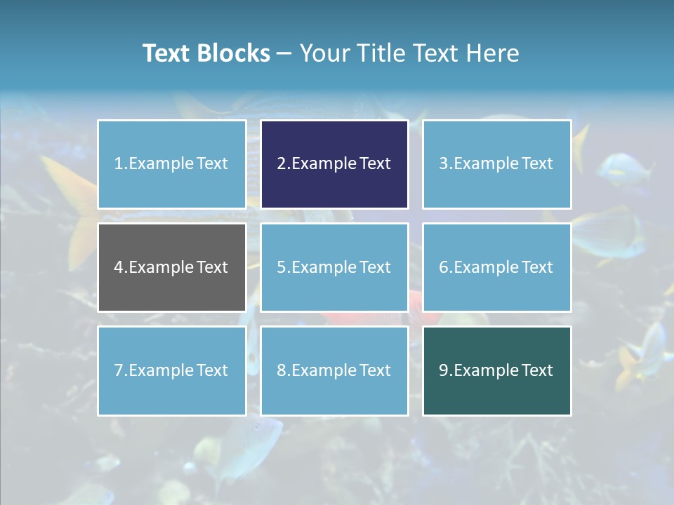 Invertebrate Tropical Bottom PowerPoint Template