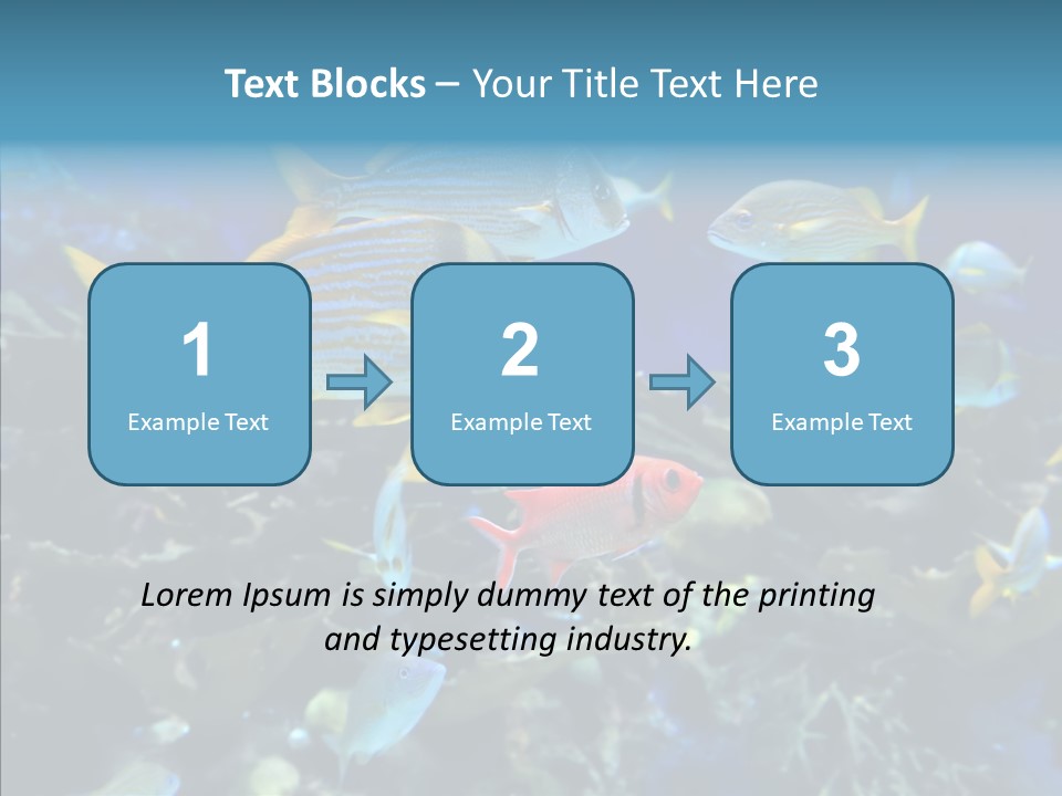 Invertebrate Tropical Bottom PowerPoint Template