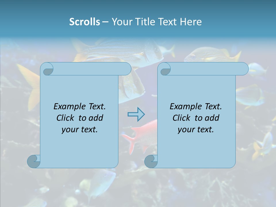 Invertebrate Tropical Bottom PowerPoint Template