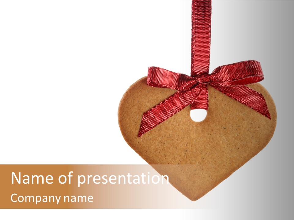 Gingerbread Spicecake Ginger PowerPoint Template