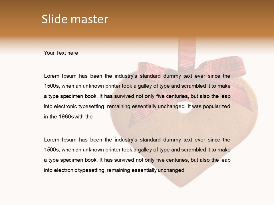 Gingerbread Spicecake Ginger PowerPoint Template