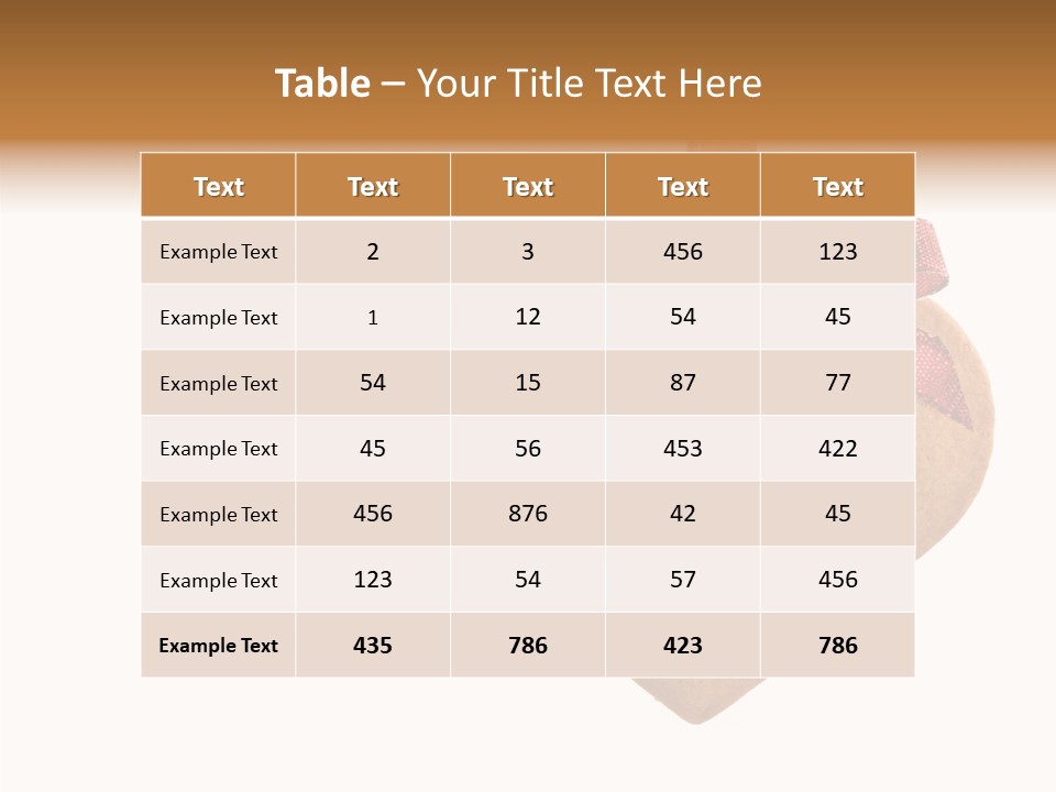 Gingerbread Spicecake Ginger PowerPoint Template