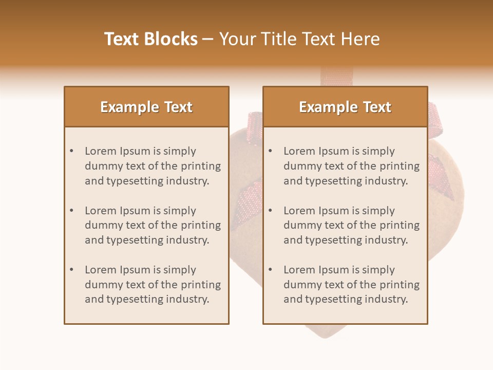 Gingerbread Spicecake Ginger PowerPoint Template