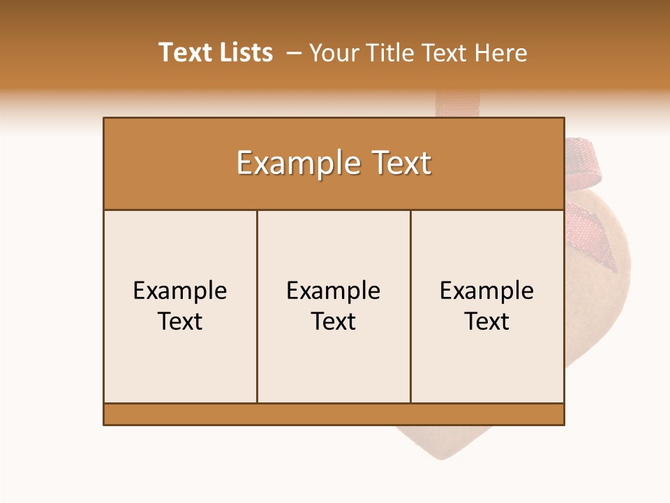 Gingerbread Spicecake Ginger PowerPoint Template