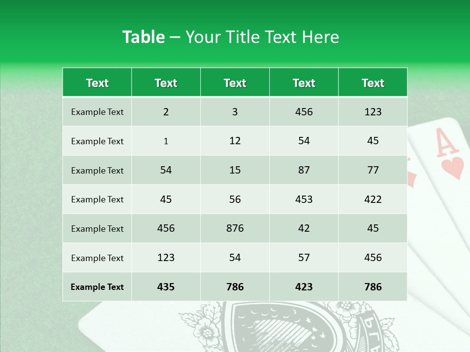 Risk Macro Casino PowerPoint Template