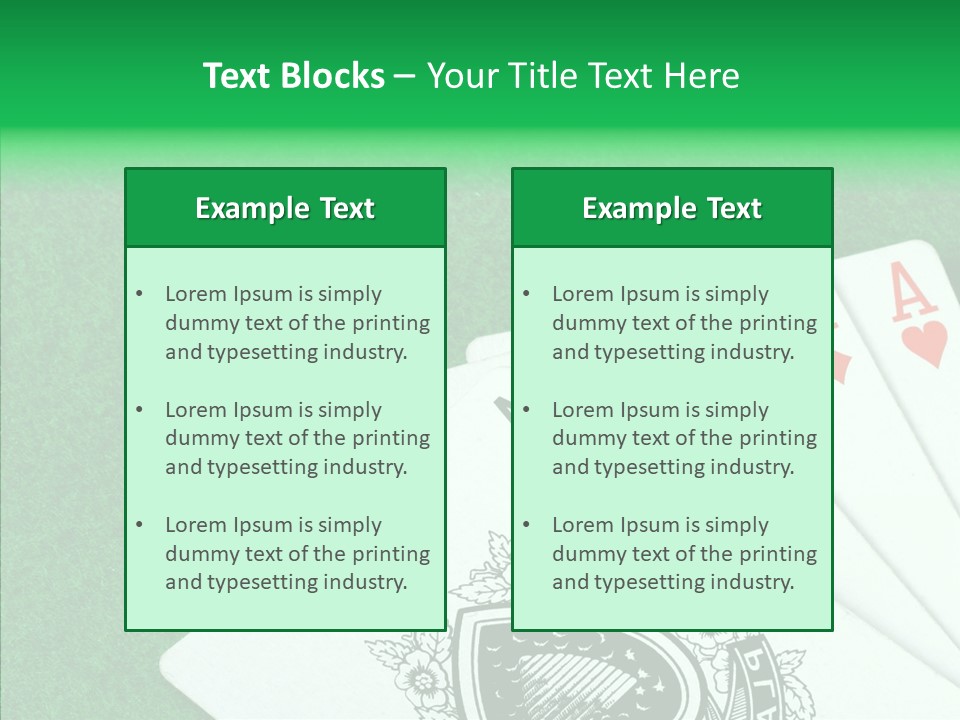 Risk Macro Casino PowerPoint Template
