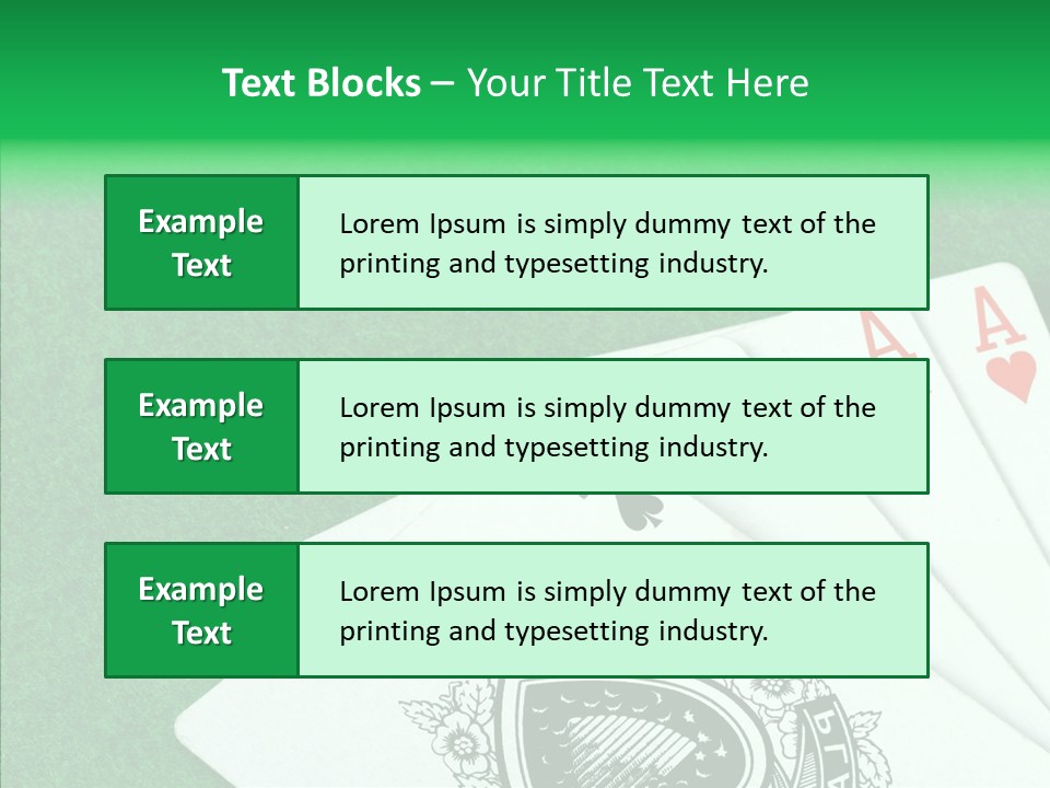 Risk Macro Casino PowerPoint Template
