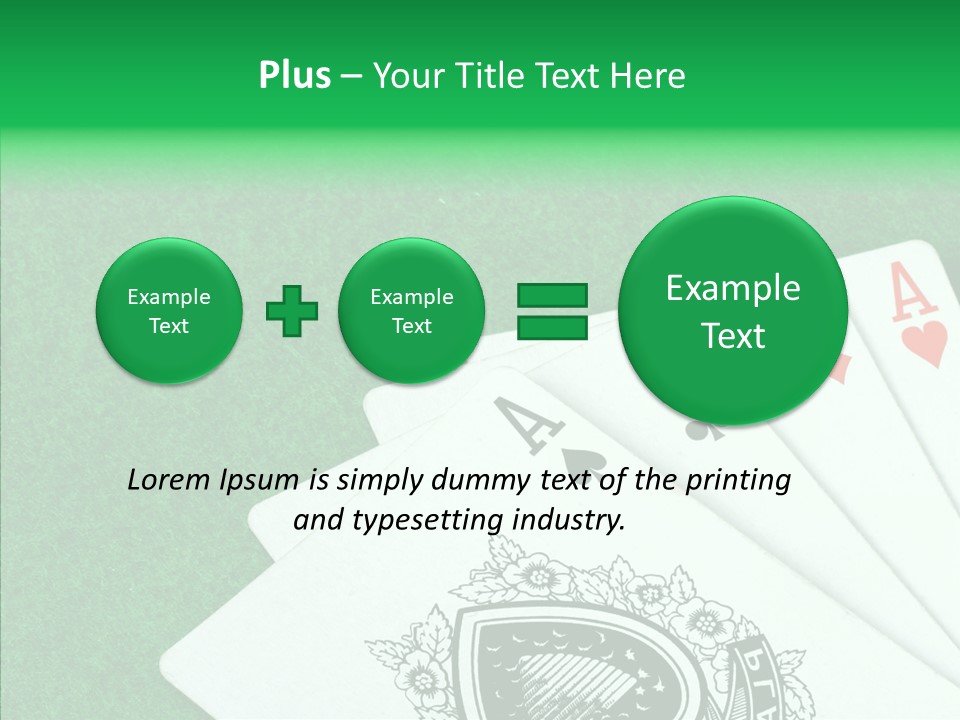 Risk Macro Casino PowerPoint Template