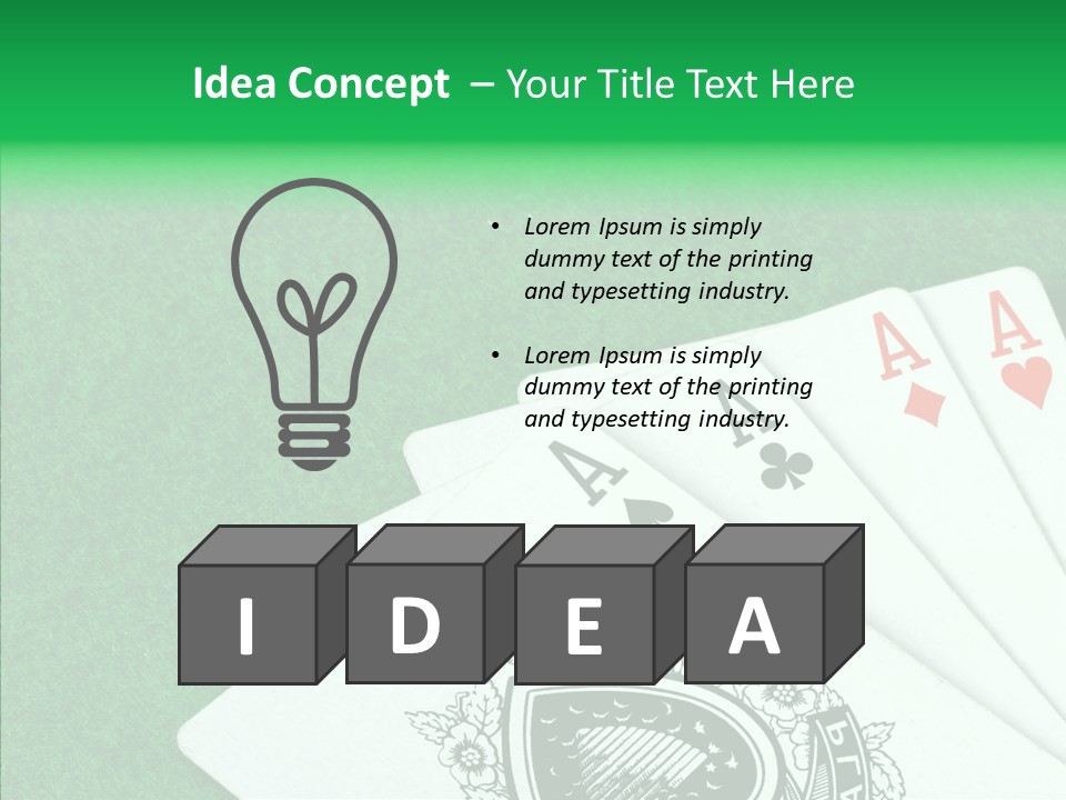 Risk Macro Casino PowerPoint Template