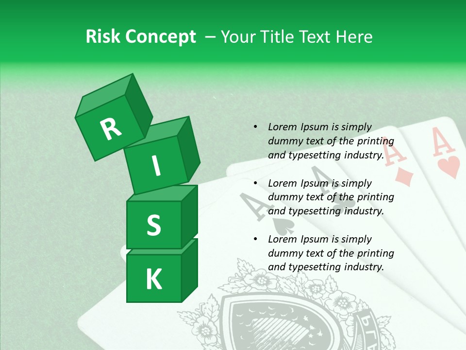 Risk Macro Casino PowerPoint Template