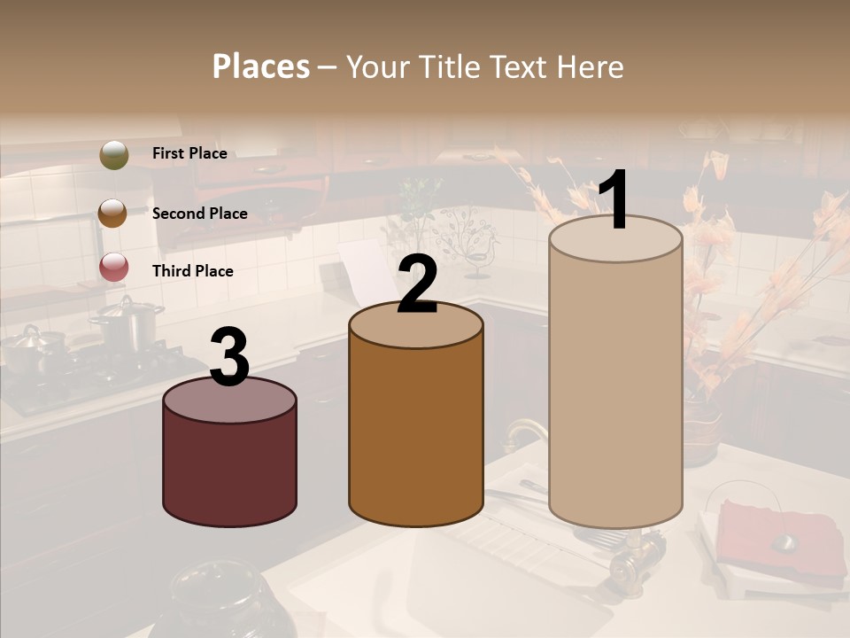 Household Cabinets Counters PowerPoint Template