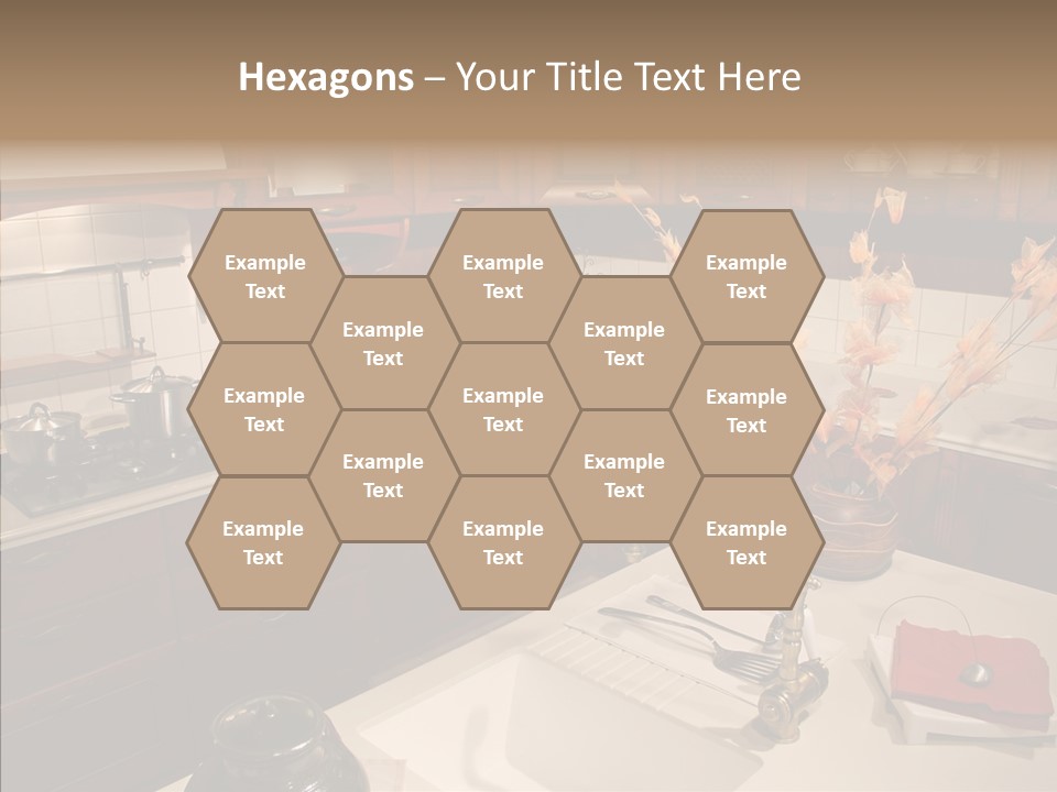 Household Cabinets Counters PowerPoint Template