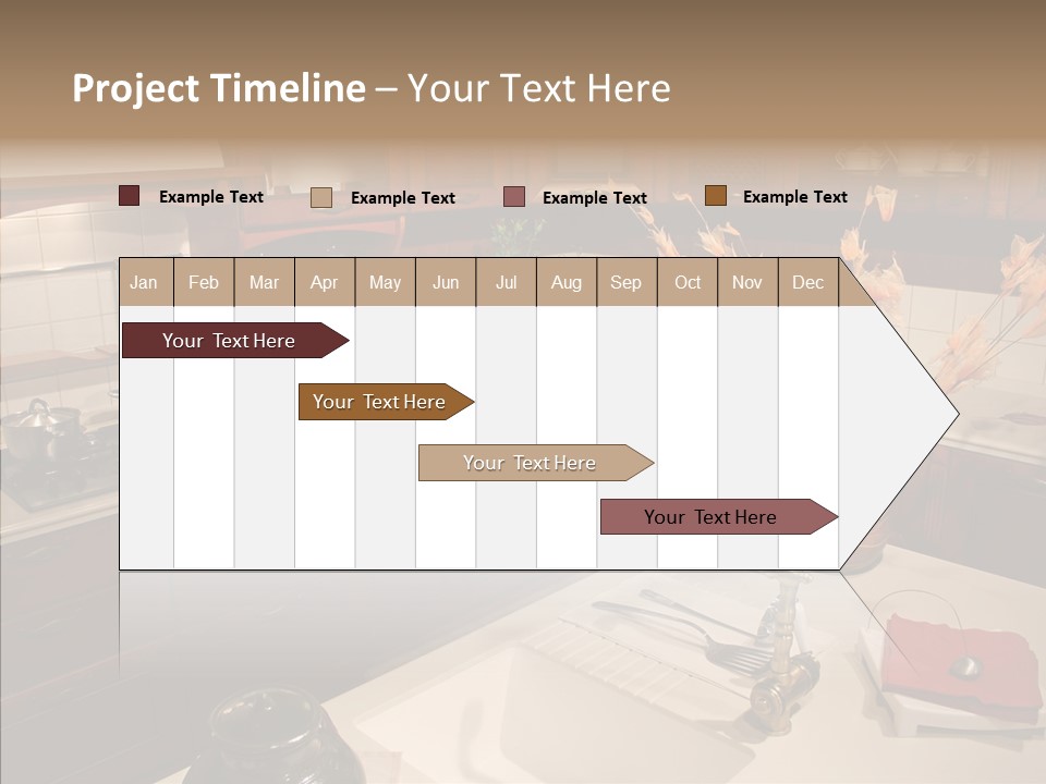 Household Cabinets Counters PowerPoint Template