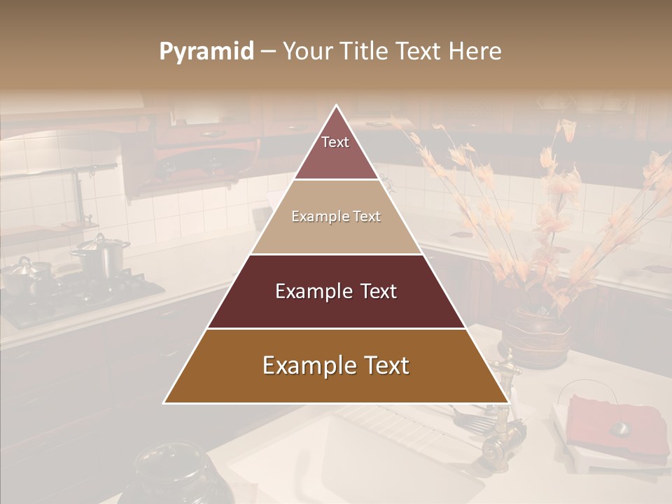 Household Cabinets Counters PowerPoint Template