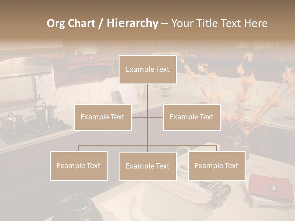 Household Cabinets Counters PowerPoint Template