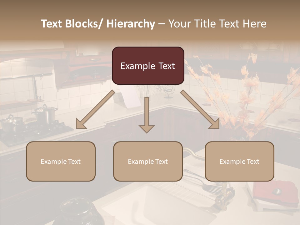 Household Cabinets Counters PowerPoint Template