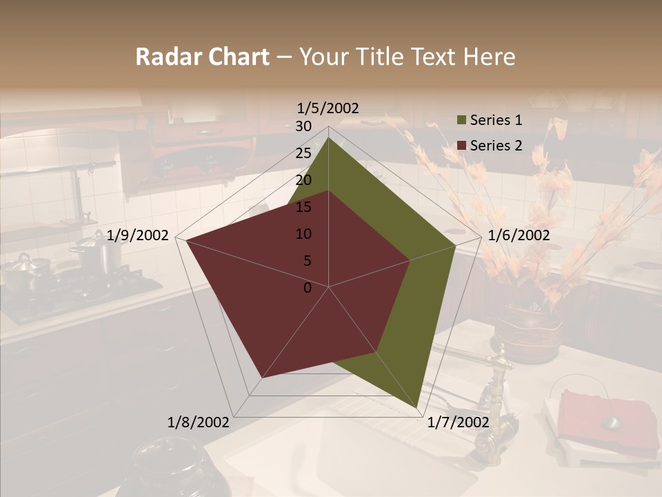 Household Cabinets Counters PowerPoint Template