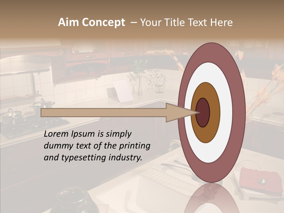 Household Cabinets Counters PowerPoint Template