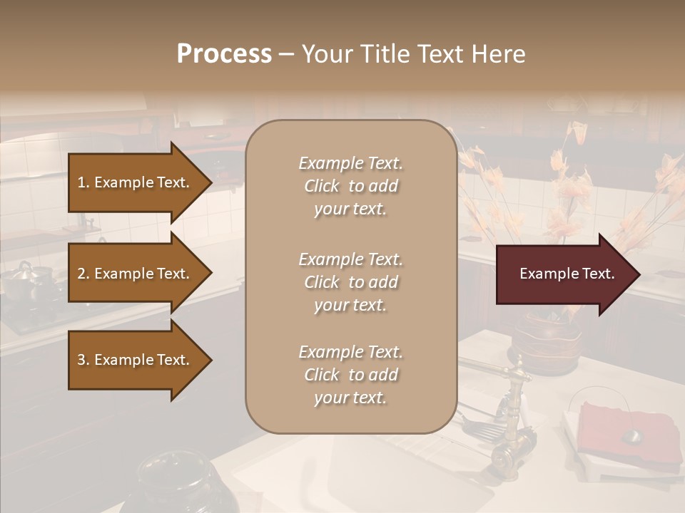 Household Cabinets Counters PowerPoint Template