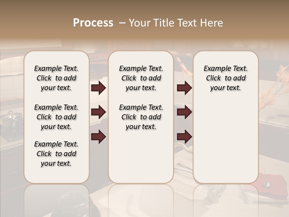 Household Cabinets Counters PowerPoint Template