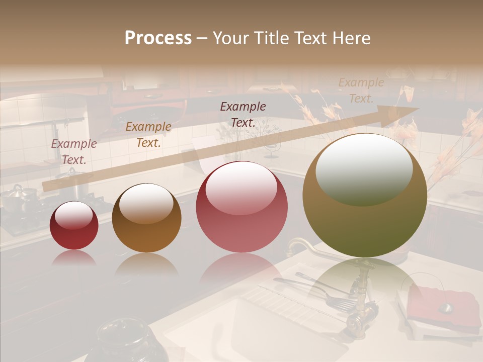 Household Cabinets Counters PowerPoint Template