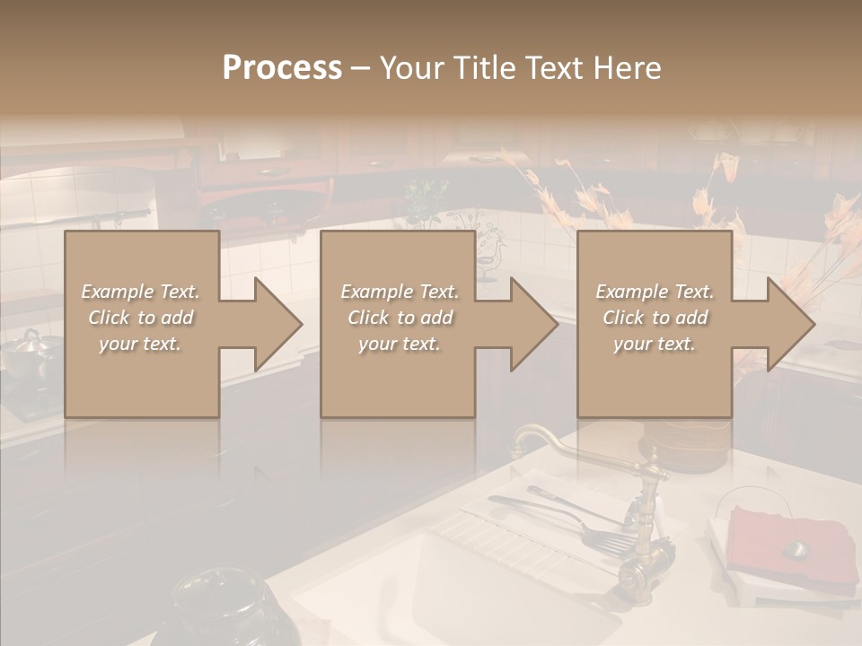 Household Cabinets Counters PowerPoint Template