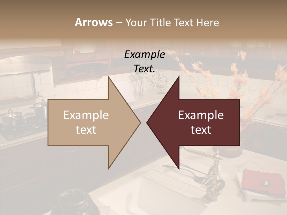 Household Cabinets Counters PowerPoint Template