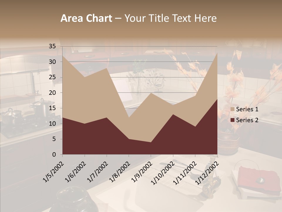 Household Cabinets Counters PowerPoint Template