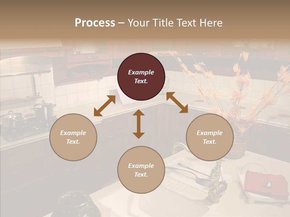 Household Cabinets Counters PowerPoint Template