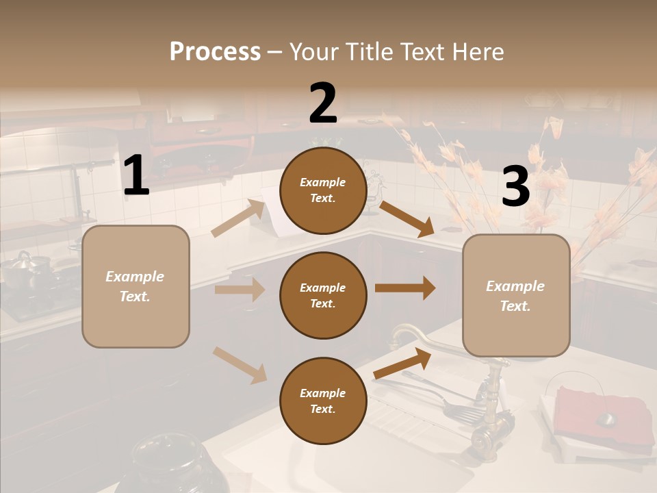 Household Cabinets Counters PowerPoint Template