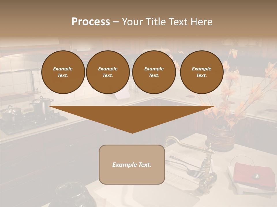 Household Cabinets Counters PowerPoint Template
